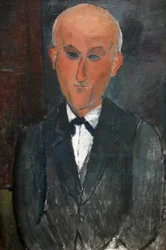 Portrait of French Writer and Painter Max Jacob